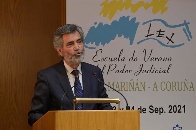 Archivo - El presidente del Tribunal Supremo y del Consejo General del Poder Judicial (CGPJ), Carlos Lesmes