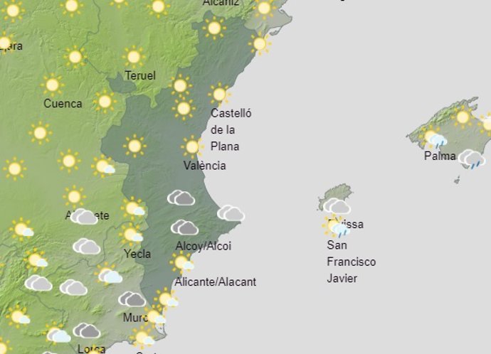 Predicción del tiempo para este sábado 23 de octubre