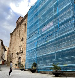 Nalda arranca la segunda fase de las obras de restauración de la fachada principal de su iglesia de La Asunción