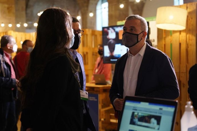 El primer teniente de alcalde de Barcelona, Jaume Collboni, en la séptima edicón del Barcelona International Community Day.