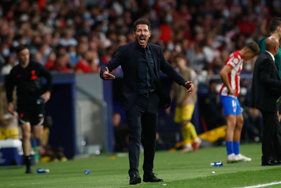 Diego Pablo Simeone, entrenador del Atlético de Madrid