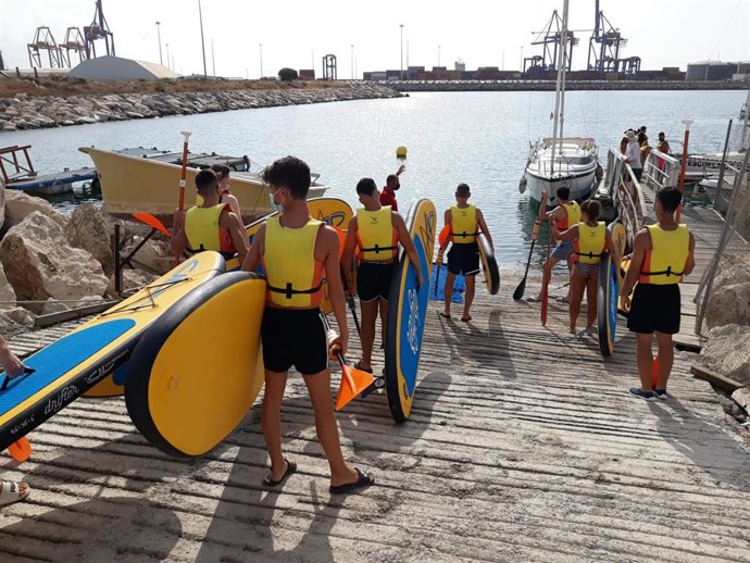 Taller de paddle-surf de la Diputación