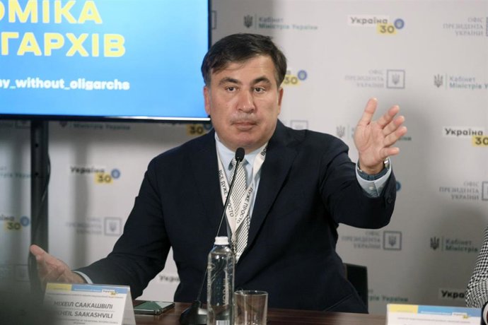 Archivo - El expresidente de Georgia Mijail Saakashvili 