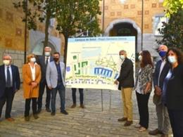 El conseller de Salut de la Generalitat, Josep Maria Argimon, en la presentació dels avanos del projecto Campus de Salut de la Regió Sanitria de Girona
