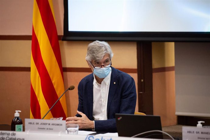 El conseller de Salud de la Generalitat, Josep Maria Argimon