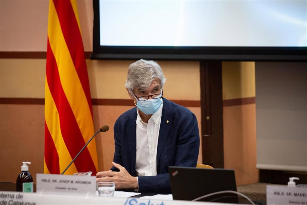 El conseller de Salud de la Generalitat, Josep Maria Argimon