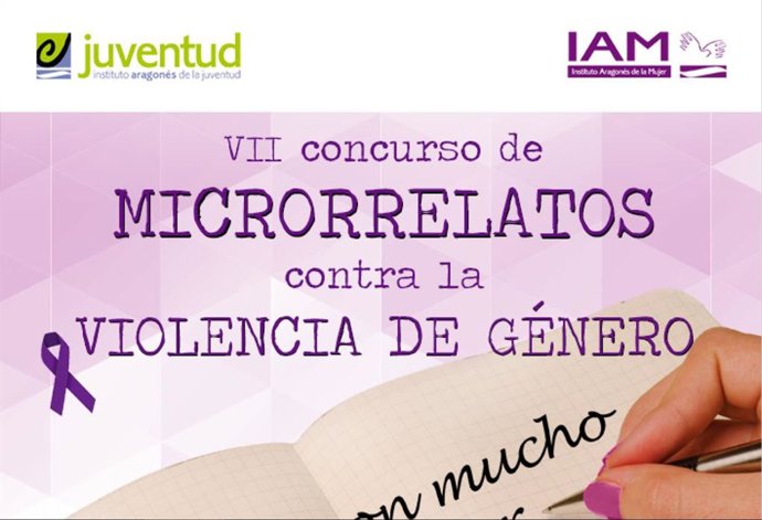 Abierto el plazo de presentación de trabajos para el Concurso de Microrrelatos contra la Violencia de Género 'Jóvenes con mucho que contar'.