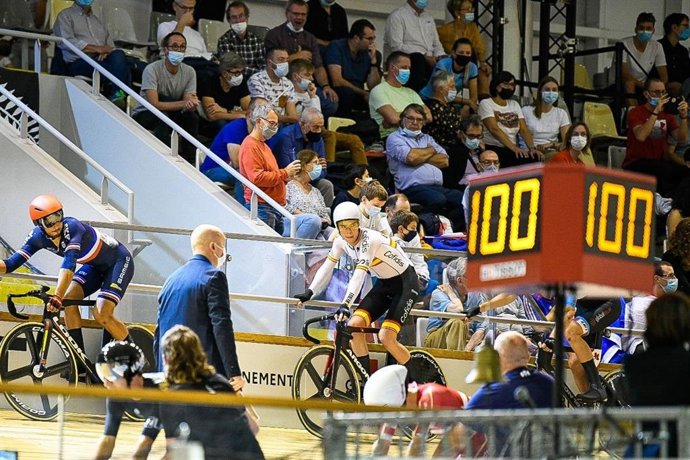 Erik Martorell en el Mundial de ciclismo en pista