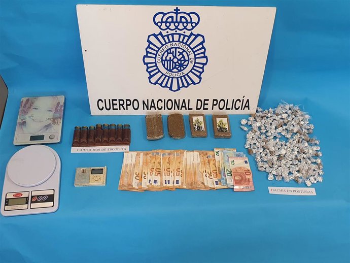 Una detenida tras desmantelar en Almería un punto de venta y cultivo de drogas a pequeña escala