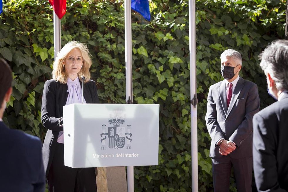 Archivo - Susana Crisóstomo en el acto de toma de posesión del cargo de directora de Gabinete del ministro Fernando Grande-Marlaska