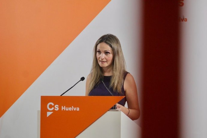 Archivo - La coordinadora de Ciudadanos (Cs) en Huelva y diputada provincial, María Ponce