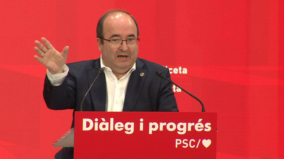 El primer secretario del PSC, Miquel Iceta