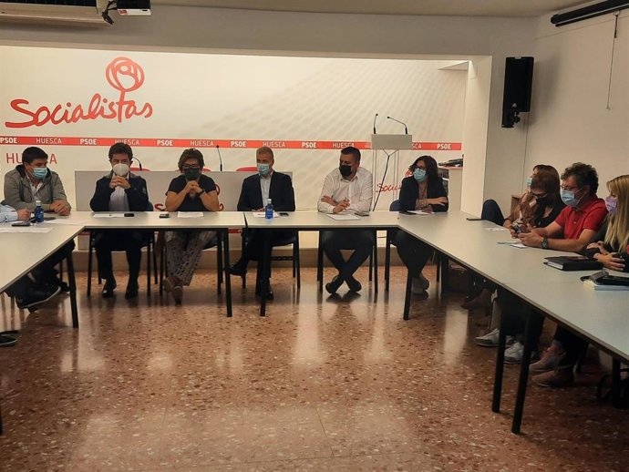 Última Comisión Ejecutiva Provincial de la Federación Altoaragonesa del PSOE.