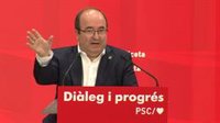 Iceta reivindica el projecte socialista per "no només parlar de diàleg, sinó per fer-lo possible"
