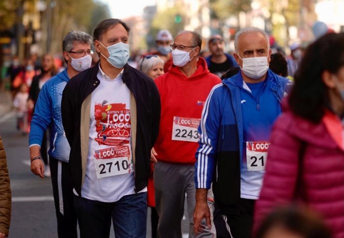 Luis Fuentes, en la 'Carrera de los 1.000 pasos'