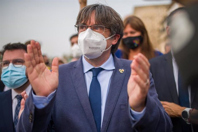 El expresidente de la Generalitat Carles Puigdemont