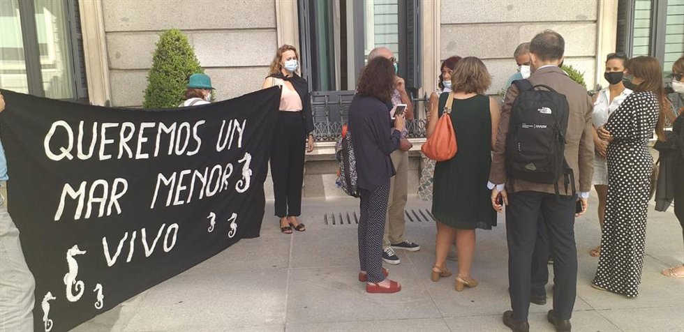 Fotos del 29 de julio de 2020, cuando se presentó la ILP