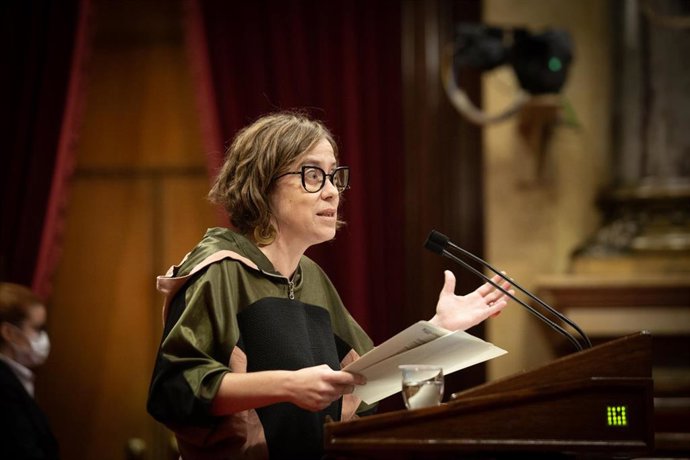 La diputada de la CUP en el Parlament Eullia Reguant. FOTO DE ARCHIVO