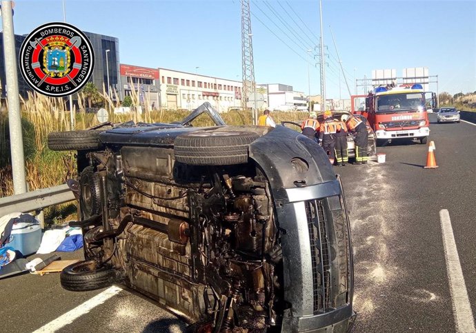 Accidente de tráfico en Santander