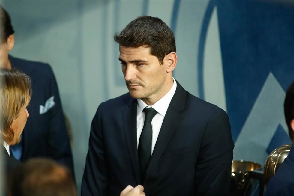 Archivo - El exfutbolista Iker Casillas en el partido Real Madrid-Celta jugado en el Santiago Bernabéu en septiembre de 2021.