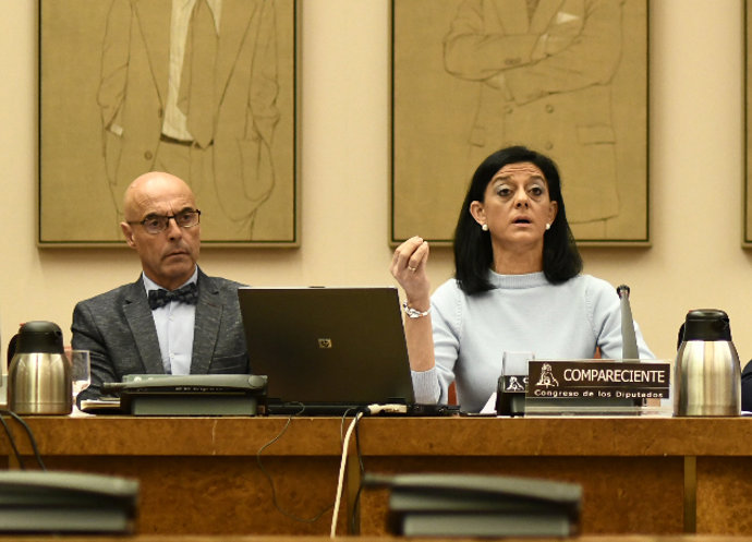 Archivo - La secretaria de Estado de Presupuestos y Gastos, María José Gualda Romero, en una imagen de archivo