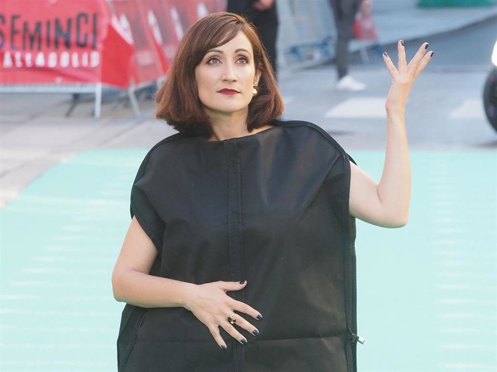 Ana Morgade, posa a su llegada la gala inaugural de la 66 Semana Internacional de Cine de Valladolid