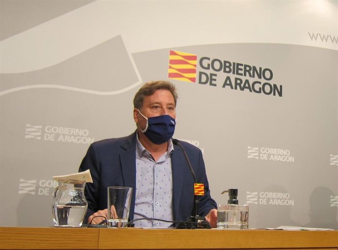 El consejero de Vertebración del Territorio, Movilidad y Vivienda del Gobierno de Aragón, José Luis Soro.
