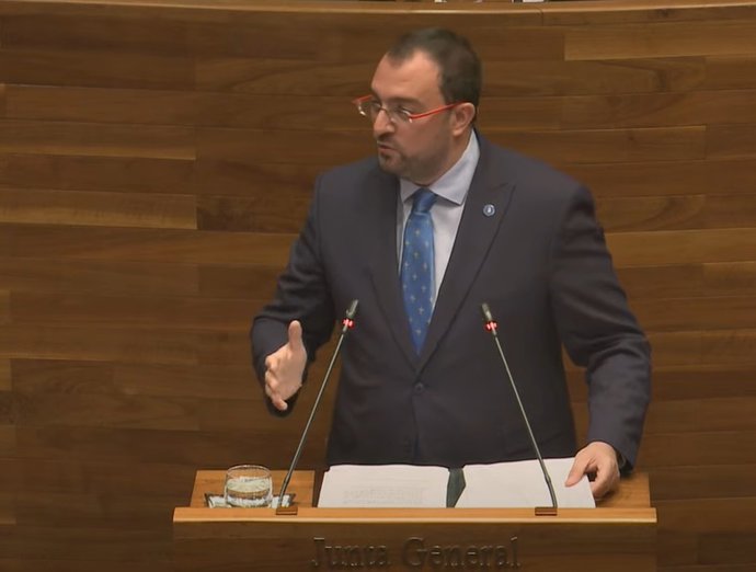 Adrián Barbón, presidente del Principado