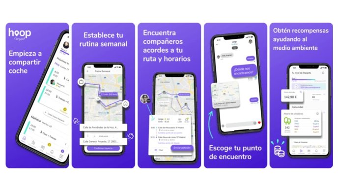 La UA pone en marcha una app móvil para que los alumnos compartan coche y así fomentar la movilidad sostenible
