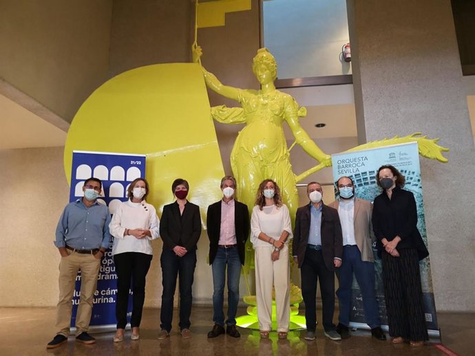 Presentación de la nueva temporada de la Orquesta Barroca de Sevilla (OBS), en el Espacio Turina.