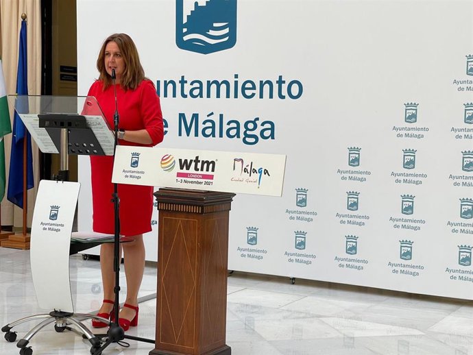 La concejala de Turismo de Málaga, Rosa Sánchez, presenta la WTM de Londres.
