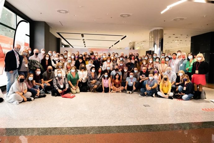 La delegación andaluza participa en el 12 Congreso de CCOO.