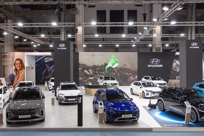 Stand de Hyundai en el Barcelona Automobile