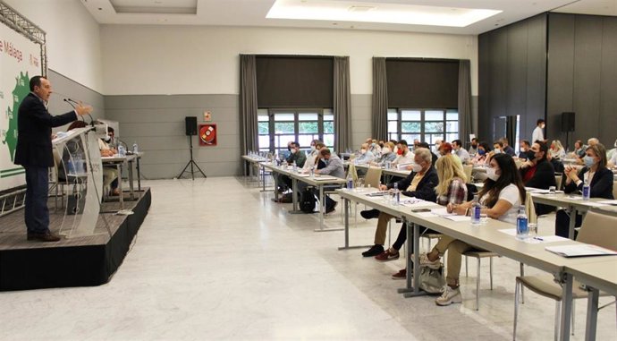 El secretario general del PSOE de Málaga, José Luis Ruiz Espejo