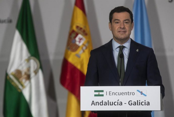 El presidente de la Junta de Andalucía, Juanma Moreno, en una foto de archivo.