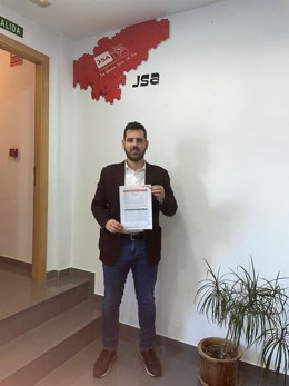El secretario general de Juventudes Socialistas de Andalucía, Alejandro Moyano.