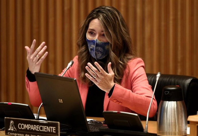 Archivo - La secretaria de Estado de Comercio, Xiana Méndez, comparece en la Comisión de Industria, Comercio y Turismo en una imagen de archivo