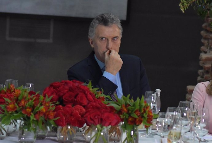 Archivo - 10 June 2019, Argentina, Buenos Aires: Argentine President Mauricio Macri attends an official lunch with Colombian President Ivan Duque Marque (not pictured). Photo: Patricio Murphy/ZUMA Wire/dpa