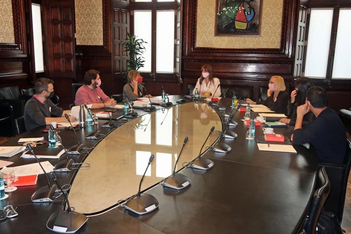 Mesa del Parlament del 19 de octubre.