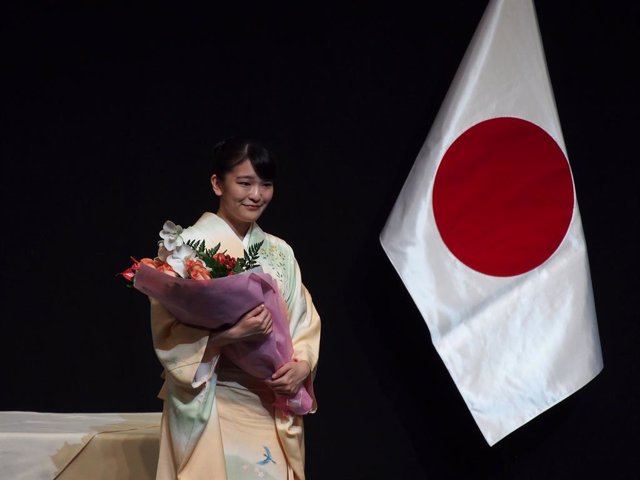 Archivo - 10 July 2019, Peru, Lima: Princess Mako of Akishino, the first child and elder daughter of Japanese Crown Prince Fumihito and Princess Kiko, takes part in a commemorative event celebrating 120th anniversary of the start of the Japanese immigrati
