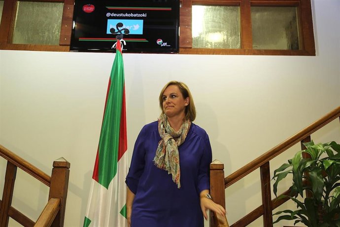 La presidenta del BBB del PNV, Itxaso Atutxa