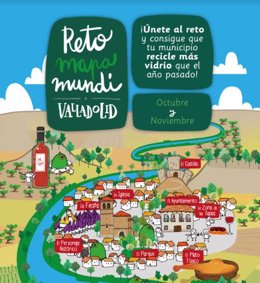 Ecovidrio plantea el 'Reto Mapamundi' en emunicipios del Consorcio Provincial de Residuos de Valladolid.