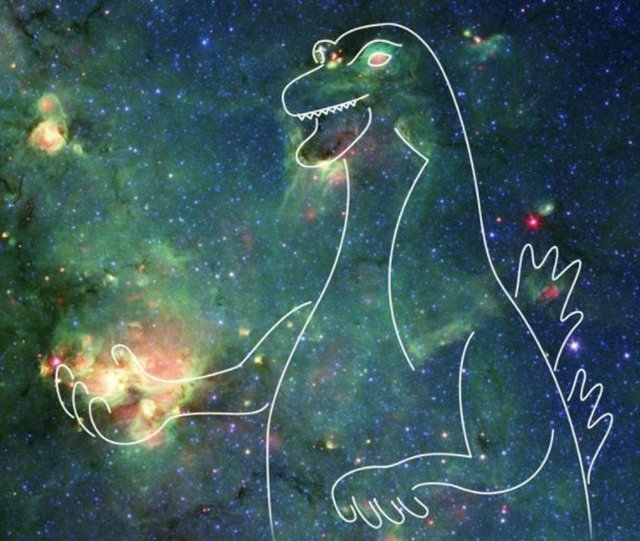 La nebulosa Godzilla