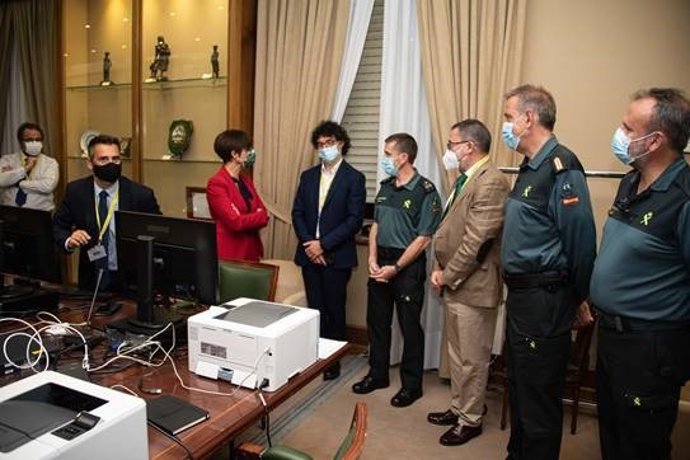 La Directora General del Cuerpo, María Gámez, asiste a la apertura del proceso electoral del Consejo de la Guardia Civil.