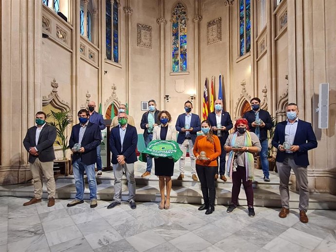 Entrega de los galardones de Ecovidrio en Baleares.