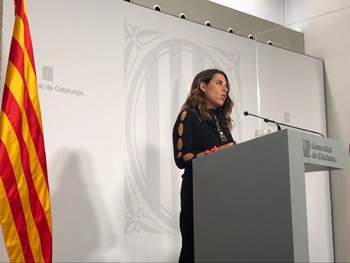 La portavoz del Govern, Patrícia Plaja