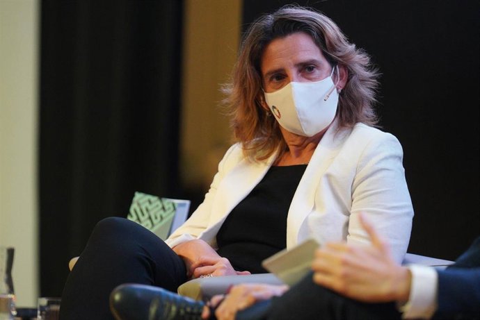 La vicepresidenta tercera del Gobierno y ministra para la Transición Ecológica y el Reto Demográfico, Teresa Ribera, 