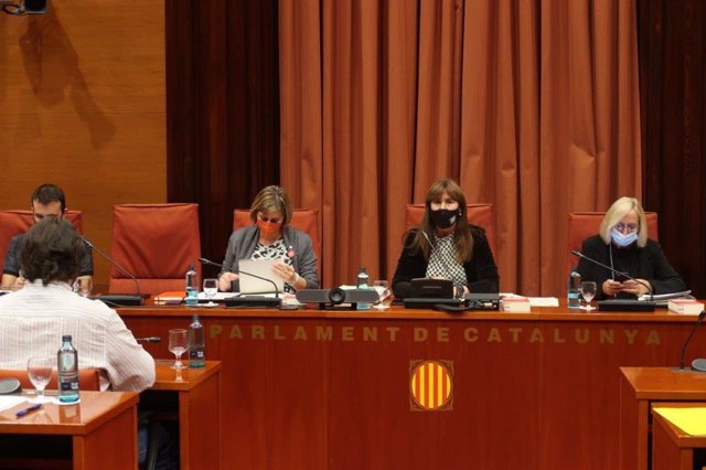 Reunió de l'Mesa  del Parlament de Catalunya, a Barcelona, el 26 d'octubre de 2021.