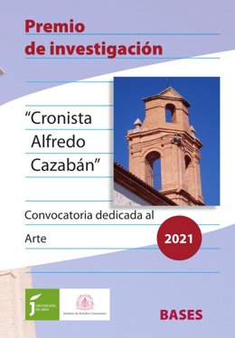 Cartel del premio de investigación Cronista Cazabán