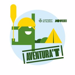 Cartel del programa Aventura't del Ayuntamiento de Valncia